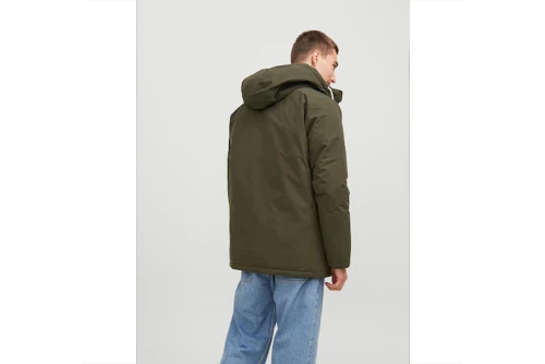 Jack And Jones Jjloop Jacket Μπουφάν Παρκά Ανδρικό (12236010 FOREST NIGHT)