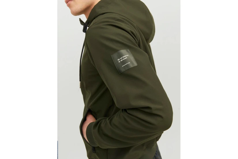 Jack And Jones Jjebasic Softshell Hood  Noos Μπουφάν Αντιανεμικό Ανδρικό 