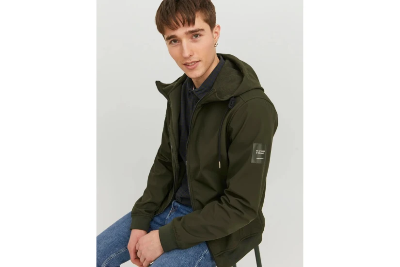 Jack And Jones Jjebasic Softshell Hood  Noos Μπουφάν Αντιανεμικό Ανδρικό 