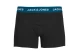 Jack And Jones Ανδρικά Εσώρουχα Boxer 3 Τεμάχια Μαύρα