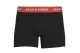 Jack And Jones Ανδρικά Εσώρουχα Boxer 3 Τεμάχια Μαύρα