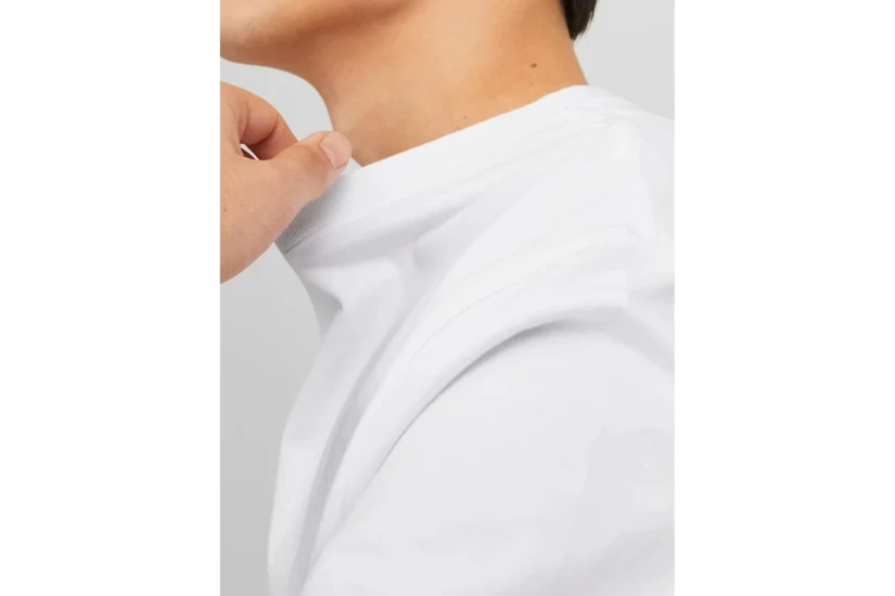 Jack And Jones Jorvesterbro Ανδρικό Κοντομάνικο T-Shirt Λευκό