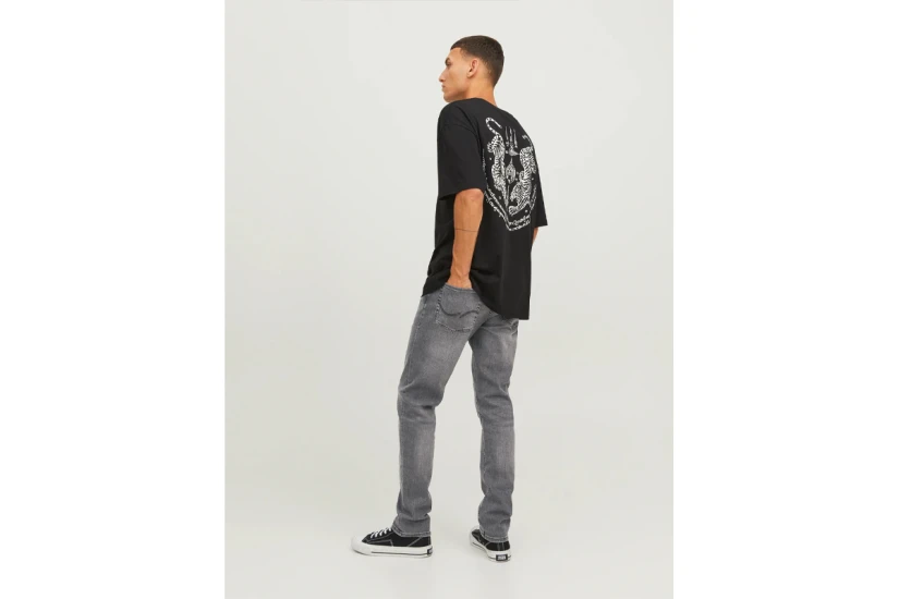 Jack And Jones Ανδρικό Τζιν Παντελόνι Γκρι