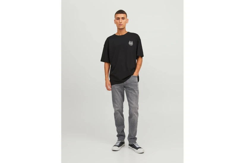 Jack And Jones Ανδρικό Τζιν Παντελόνι Γκρι