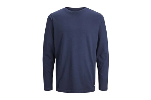 Jack And Jones Jacbasic Label Ls Tee And Pants Σετ Πιτζάμας Ανδρική (12245903 NAVY BLAZER)