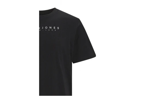 Jack And Jones Jjsetra Tee Ss Crew Neck T-Shirt Ανδρικό (12247985 BLACK)