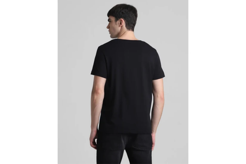Jack And Jones Chill Shape Ανδρικό Κοντομάνικο T-Shirt Μαύρο