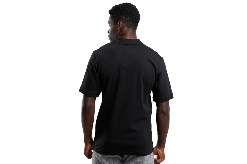Jack And Jones Ανδρικό Κοντομάνικο Polo T-Shirt Μαύρο