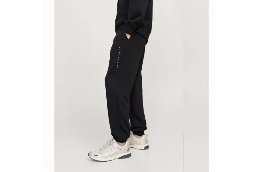 Jack And Jones Jpstgordon Star Ανδρικό Παντελόνι Φόρμας Μαύρο