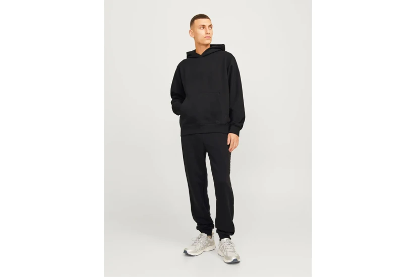 Jack And Jones Jpstgordon Star Ανδρικό Παντελόνι Φόρμας Μαύρο