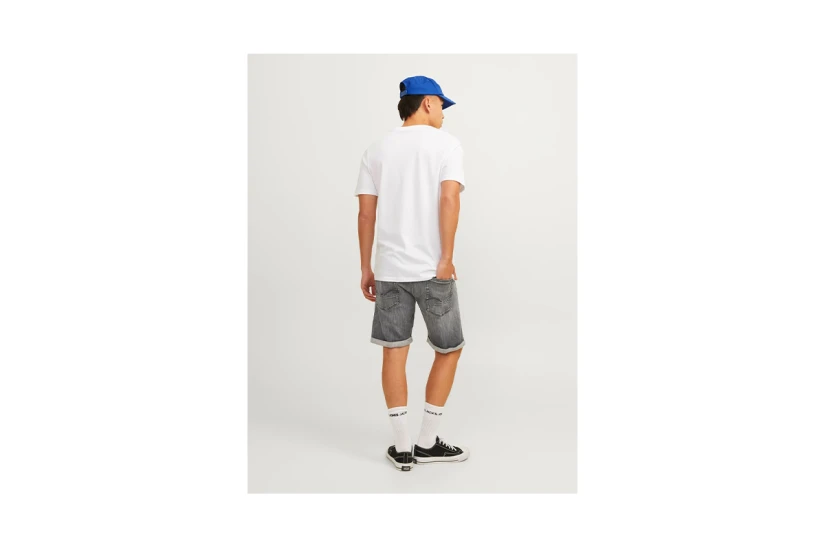 Jack & Jones Chris Wood Ανδρική Τζιν Βερμούδα Γκρι