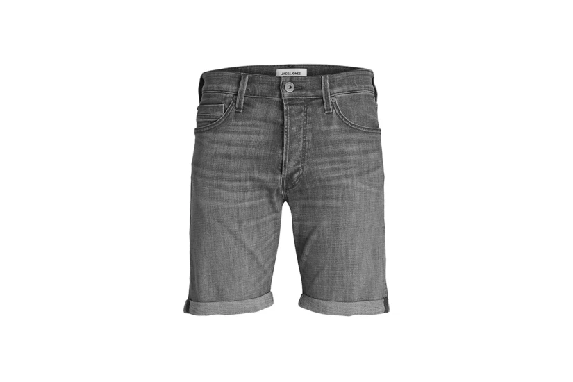 Jack & Jones Chris Wood Ανδρική Τζιν Βερμούδα Γκρι