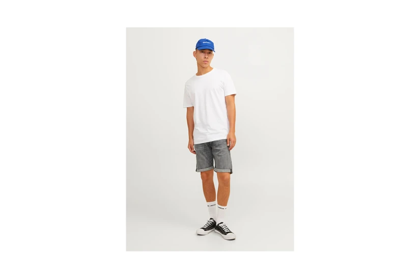 Jack & Jones Chris Wood Ανδρική Τζιν Βερμούδα Γκρι