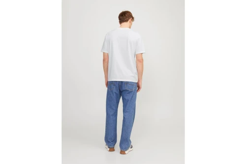 Jack And Jones Jjluis Pocket Ss Crew Neck T-Shirt Ανδρικό (12249184 WHITE)