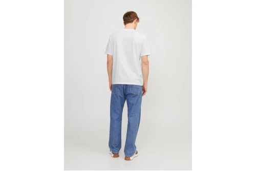 Jack And Jones Jjluis Pocket Ss Crew Neck T-Shirt Ανδρικό (12249184 WHITE)