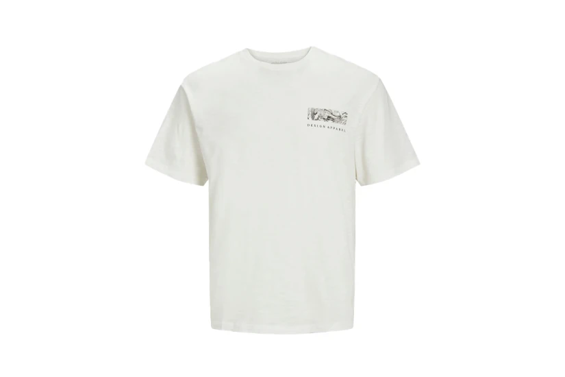 Jack & Jones Ανδρικό Κοντομάνικο T-Shirt Λευκό