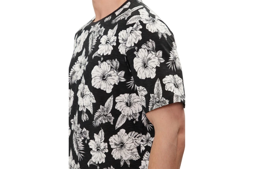 Jack & Jones Ανδρικό Κοντομάνικο T-Shirt Μαύρο, Λευκό