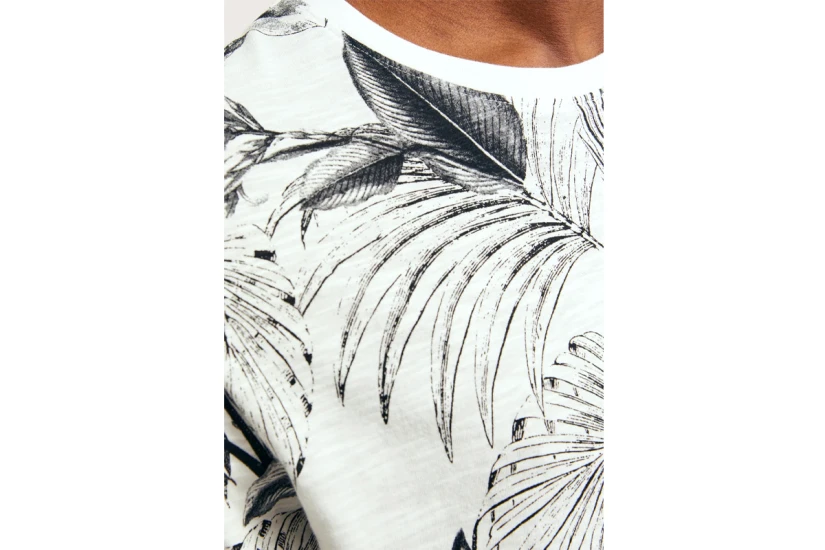 Jack & Jones Ανδρικό Κοντομάνικο T-Shirt Λευκό, Μαύρο
