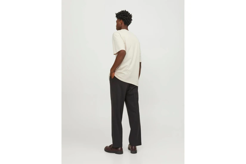 Jack & Jones Jjebradley Ανδρικό Κοντομάνικο T-Shirt Εκρού