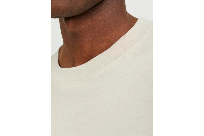 Jack & Jones Jjebradley Ανδρικό Κοντομάνικο T-Shirt Εκρού