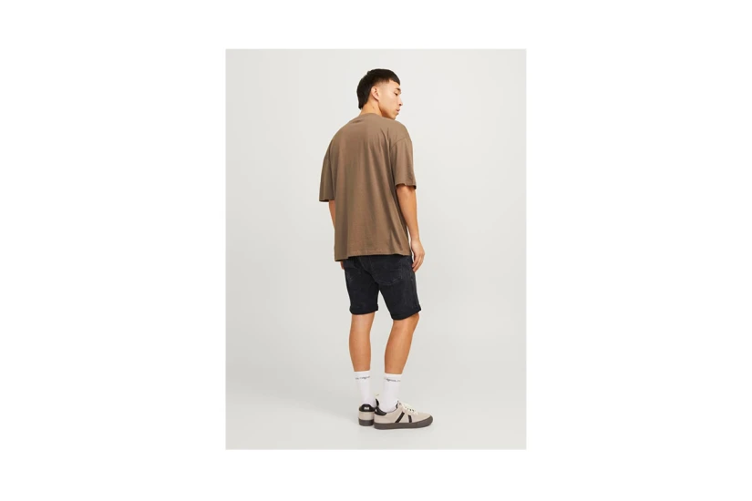 Jack And Jones Jjirick Ανδρική Τζιν Βερμούδα Μαύρη