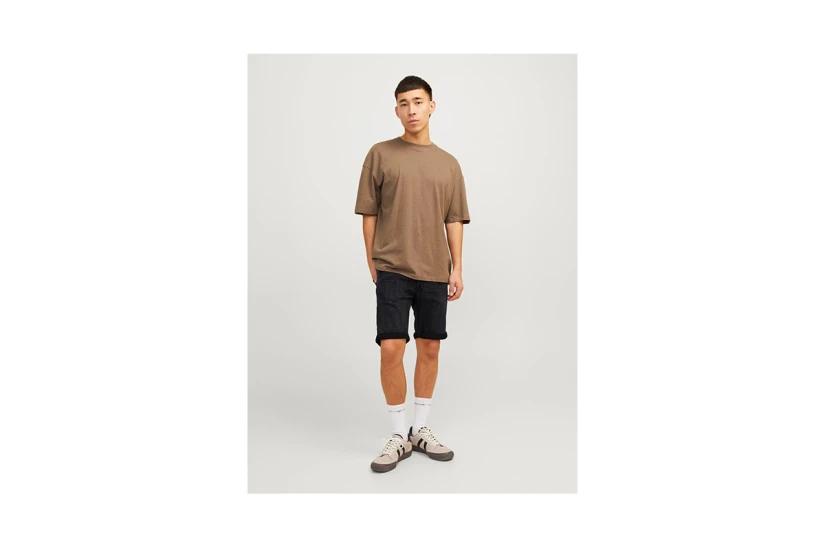 Jack And Jones Jjirick Ανδρική Τζιν Βερμούδα Μαύρη