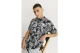 Jack And Jones Jorlafayette Aop Shirt Ss Ln Πουκάμισο Κοντομάνικο Ανδρικό (12251023 BLACK)