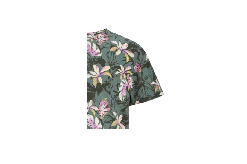 Jack And Jones Ανδρικό Κοντομάνικο Floral T-Shirt Πολύχρωμο