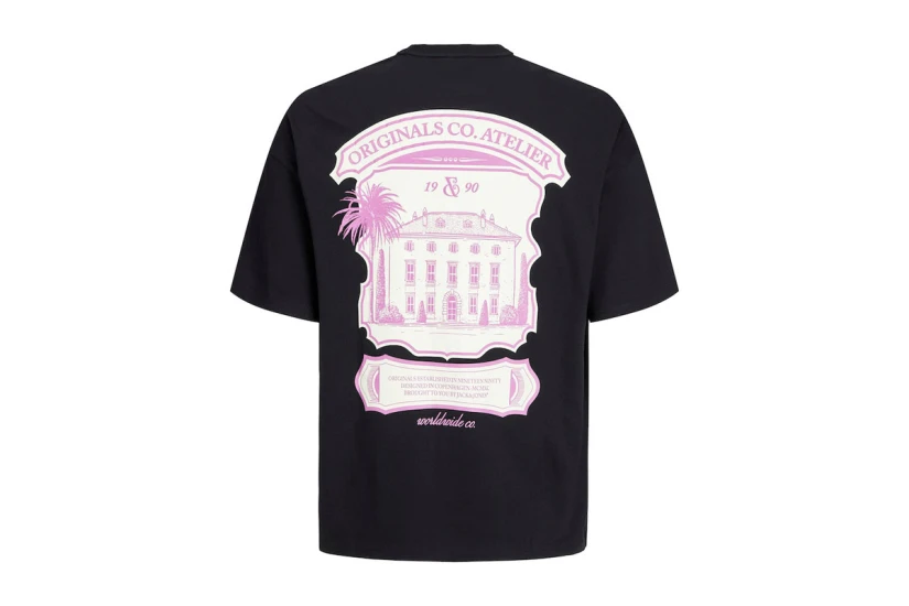 Jack And Jones Jorsantorini Graphic Ss Crew Neck Sn T-Shirt Ανδρικό