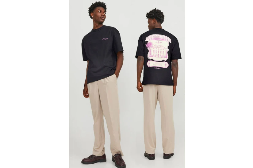 Jack And Jones Jorsantorini Graphic Ss Crew Neck Sn T-Shirt Ανδρικό