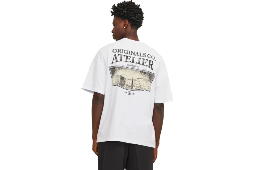 Jack And Jones Jorsantorini Graphic  Ss Crew Neck Sn T-Shirt Ανδρικό