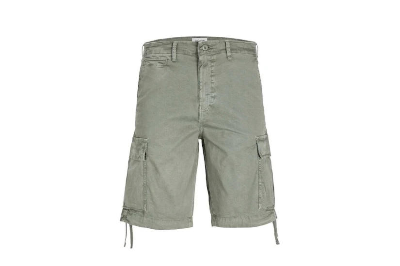 Jack And Jones Cargo Ανδρική Βερμούδα Χακί
