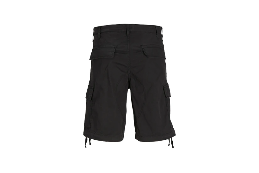 Jack And Jones Cargo Ανδρική Βερμούδα Μαύρη