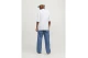 Jack And Jones Jjecharge Ανδρικό Κοντομάνικο T-Shirt Λευκό