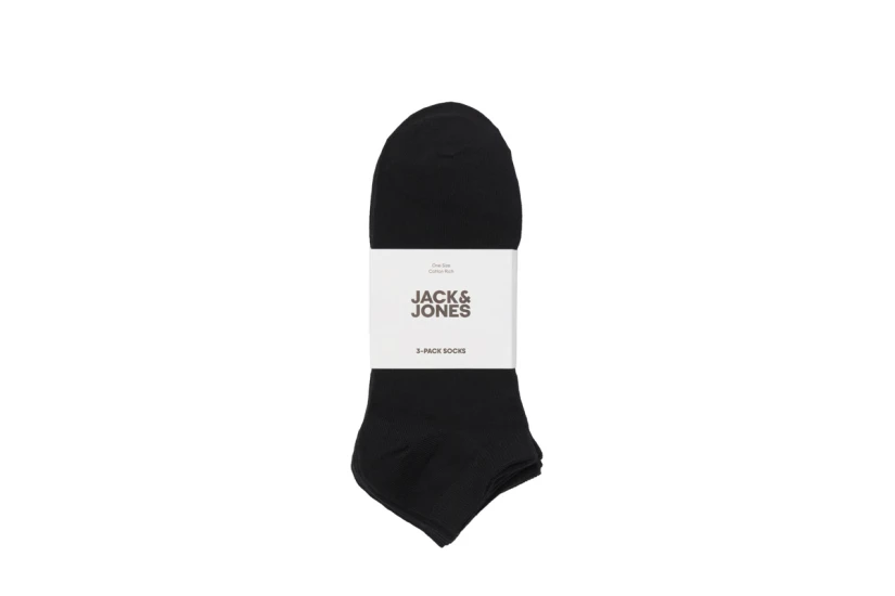 Jack & Jones Jaclouis Dongo Κοντές Κάλτσες Μαύρες 3 Τεμάχια