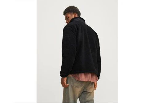 Jack And Jones Jorvesterbro Μπουφάν Sherpa Ανδρικό (12260450 BLACK)