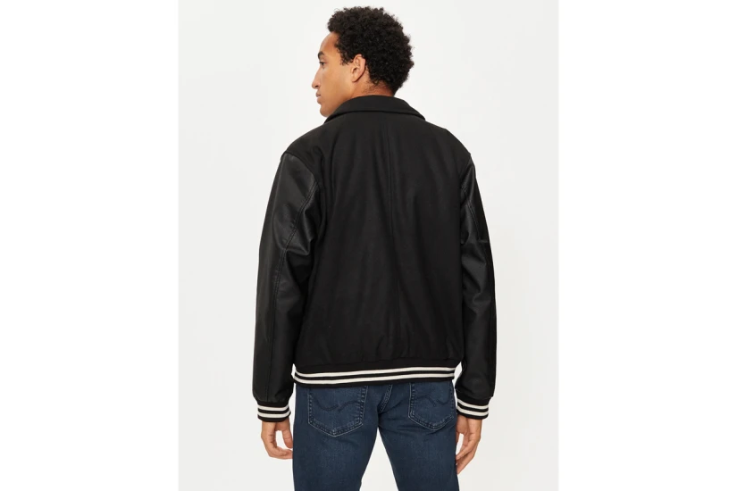 Jack & Jones Ανδρικό Bomber Μπουφάν Μαύρο