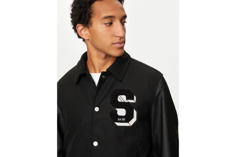 Jack & Jones Ανδρικό Bomber Μπουφάν Μαύρο