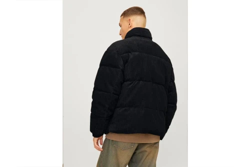 Jack And Jones Jorbronx Corduroy Μπουφάν Puffer Ανδρικό (12260464 BLACK)