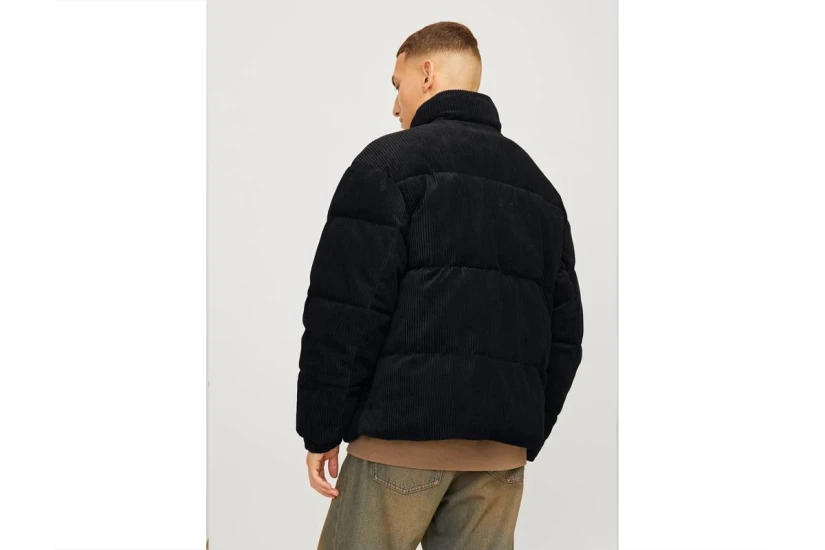 Jack And Jones Jorbronx Ανδρικό Κοτλέ Puffer Μπουφάν Μαύρο