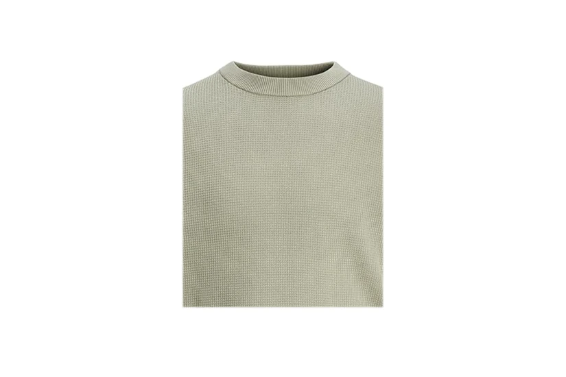 Jack And Jones Jorscott Knit Ανδρική Μακρυμάνικη Μπλούζα Φυστικί