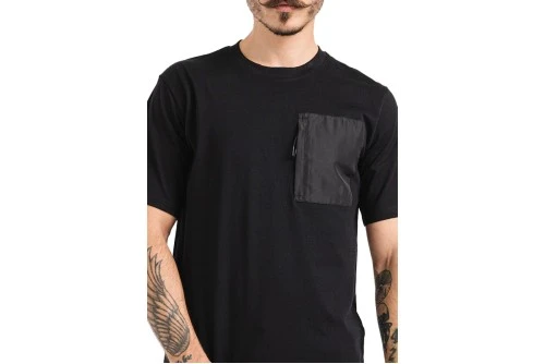 Jack And Jones Jcospire Pocket Ss T-Shirt Ανδρικό (12262185 BLACK)