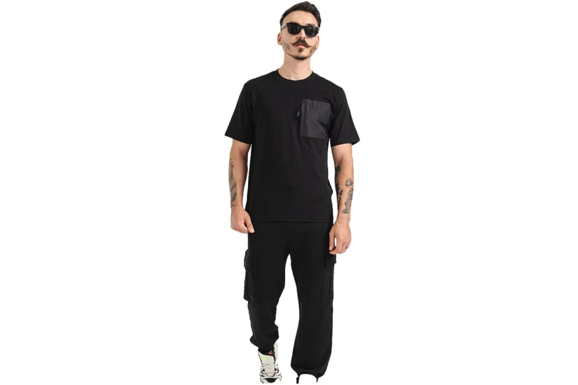Jack And Jones Ανδρικό Κοντομάνικο T-Shirt Μαύρο
