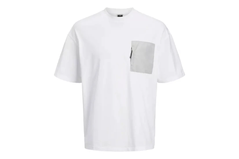 Jack And Jones Ανδρικό Κοντομάνικο T-Shirt Λευκό