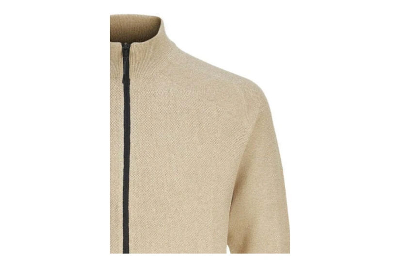 Jack And Jones Ανδρική Πλεκτή Ζακέτα Μπεζ