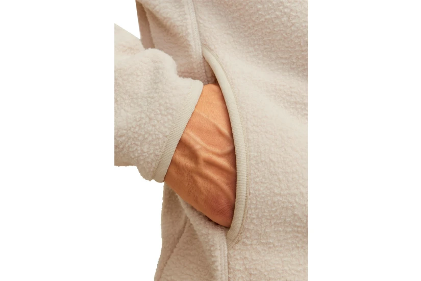Jack And Jones Fleece Ανδρικό Φούτερ Με Κουκούλα Εκρού