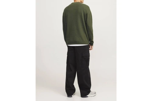 Jack And Jones Jcomason Knit Crew Neck Μπλούζα Πλεκτή Ανδρική (12264525 CYPRESS-CYCLO)