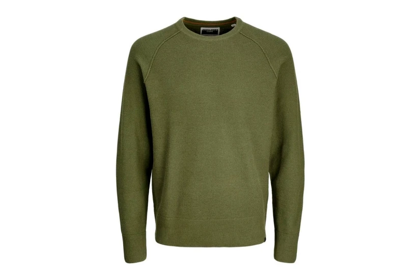 Jack & Jones Ανδρική Μακρυμάνικη Πλεκτή Μπλούζα Πράσινη
