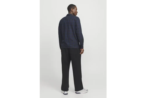Jack And Jones Jcocharlie Check Shirt Ls Πουκάμισο Μακρυμάνικο Ανδρικό (12266044 INKWELL)