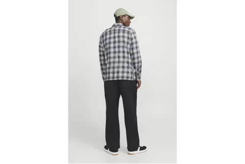 Jack And Jones Jcocharlie Check Shirt Ls Πουκάμισο Μακρυμάνικο Ανδρικό (12266044 WHITE)